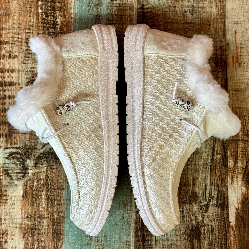 Women’s Slip On Faux Fur Shoes | #Z57 - Picture 12 of 13